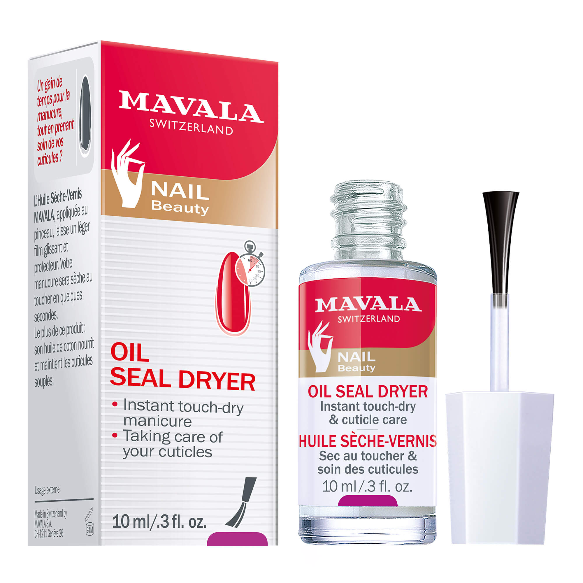 Mavala Oil Seal Dryer Ταχύ-Στεγνωτικό Λάδι, Περιποίηση για τα Πετσάκια 10ml